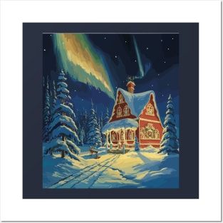 Vintage Christmas, North Pole happy Merry Christmas Posters and Art